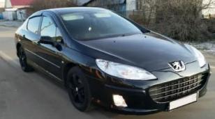 Дефлекторы окон (ветровики) Peugeot 407 Sd 2004 (Пежо 407) Кобра Тюнинг